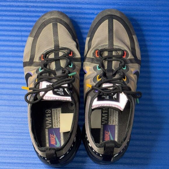Size 12- Men’s Nike Air VaporMax 2019 SE Black Multi Windbreaker CI1240-023 - Picture 5 of 8